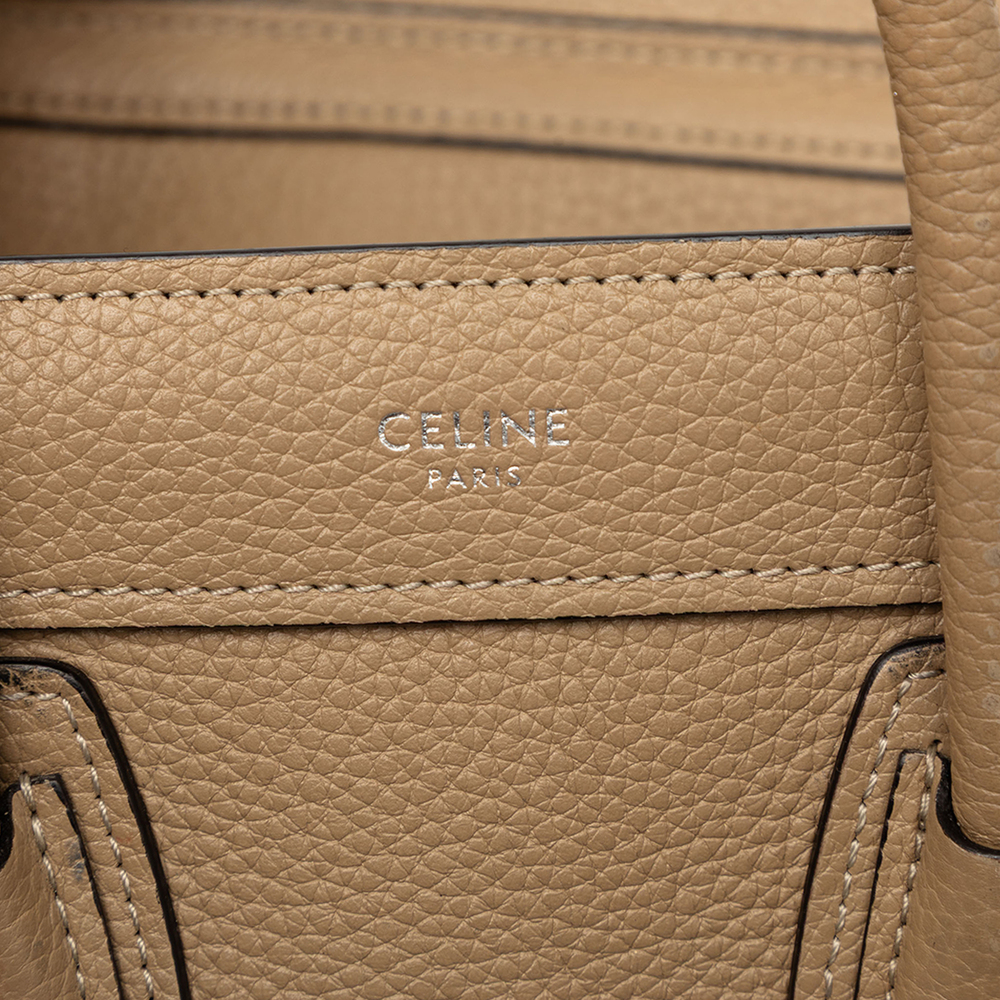 Pre-Loved Celine Nano Leather Luggage Tote - Picture 6 of 7